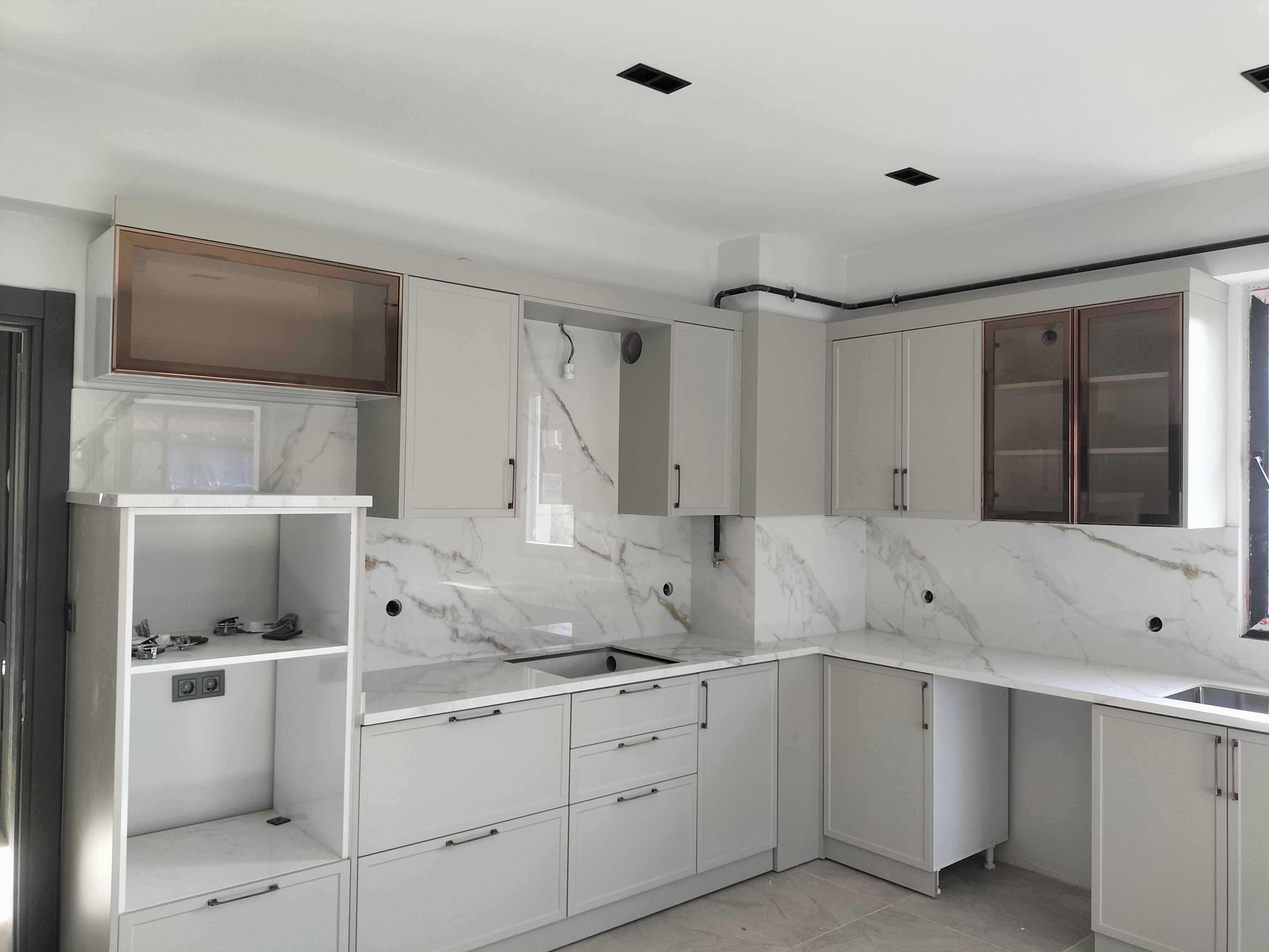 Bolu mermer mutfak tezgahı uygulamaları